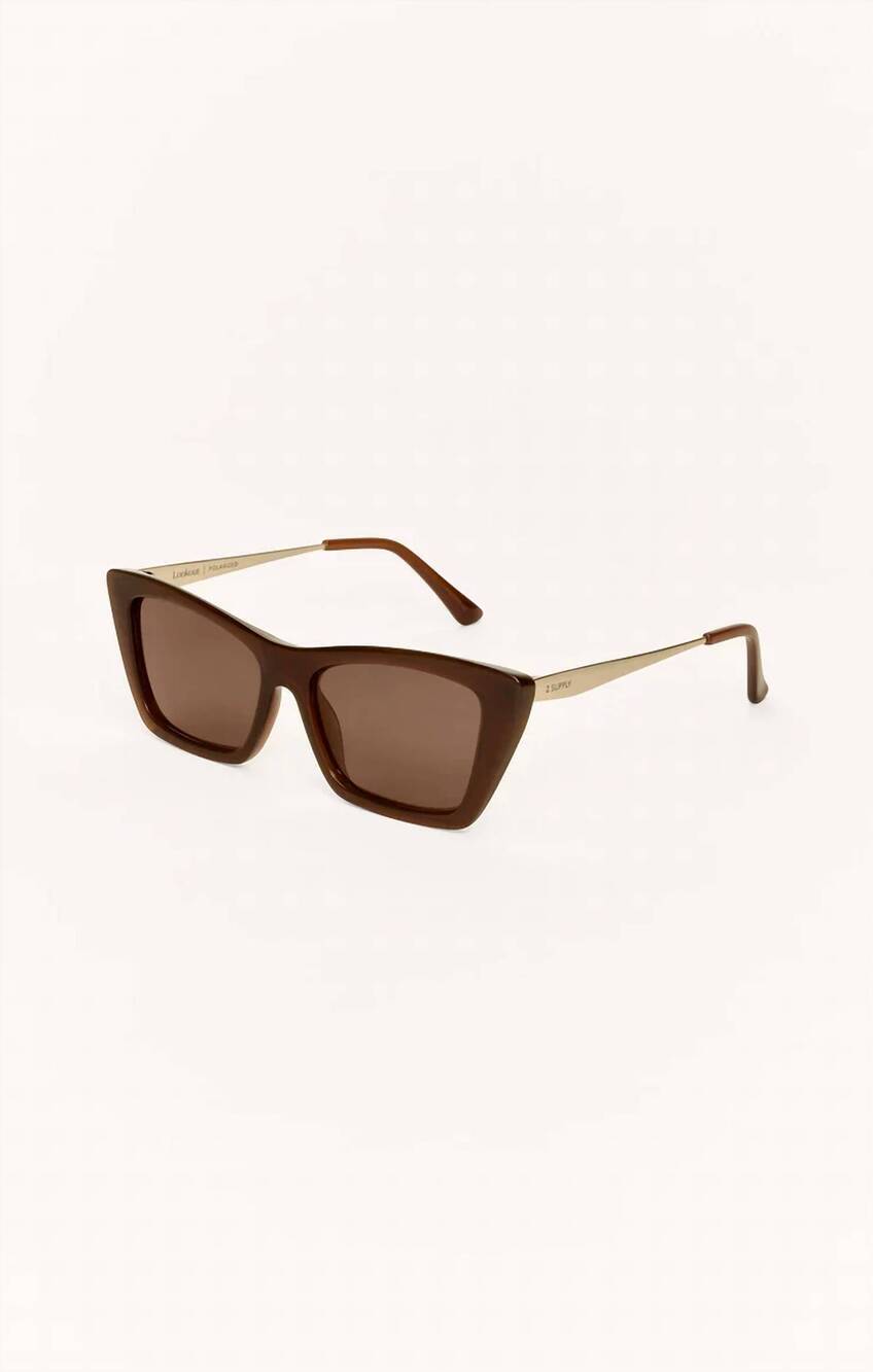 NEW Z SUPPLY women's lookout sunglasses in chesnut